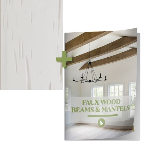 Ekena Millwork 10-inch x 7-inch SAMPLE - Pecky Cypress Endurathane Faux Wood Beam w/Catalog -Factory Prepped SAMPLE-KIT-BMPCUN